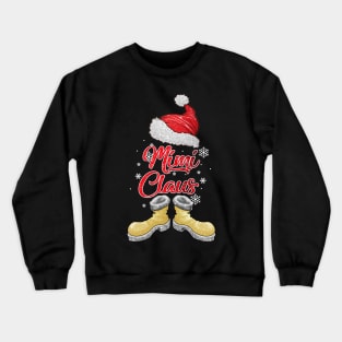 Santa Mimi Claus Merry Christmas Matching Family Group Crewneck Sweatshirt